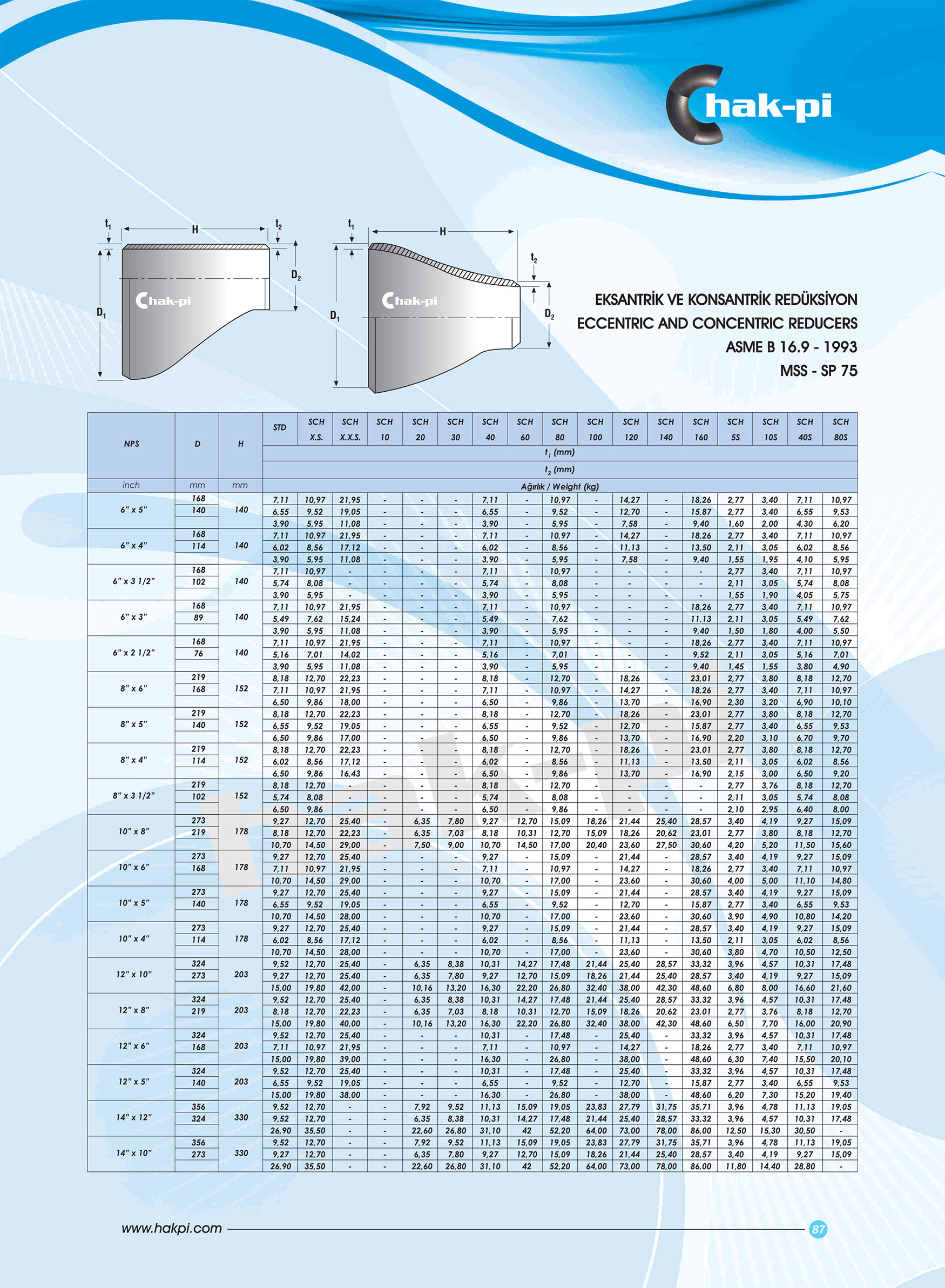 Konsantrik - Eksantrik Redüksiyon 3